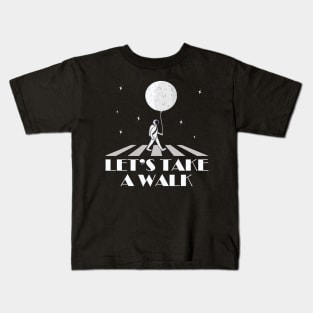 Astronaut Lunar Walk Kids T-Shirt